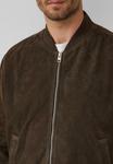 Куртка s.Oliver BLACK LABEL Leather jacket, Mokka/Dark Brown - фото 3