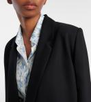 Однобортный блейзер Loewe, черный - фото 4