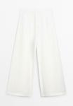 Брюки Massimo Dutti WIDE-LEG VOLUMINOUS, White - фото 6