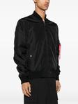 Бомбер с молниями Alpha Industries, черный - фото 3