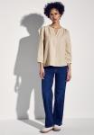 Блуза KARIERTE SEERSUCKER Street One, бежевый - фото 2