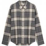 Calvin Klein Рубашка мужская UB1 Light Gray Ecru Plaid - фото 3