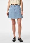Юбка Pieces PCABBI A SHAPE SKIRT, Light Blue Denim/Light-Blue Denim - фото