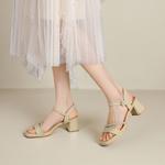 Сандалии женские Kekafu, бежевый - фото 9