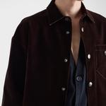 PRADA Мужская рубашка темно-коричневого цвета - фото 6