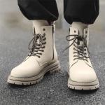 Мужские ботинки Cahhrrn X Martin Boot Men Beige Weishibangwei - фото 7