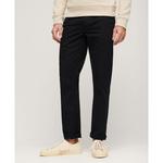 Брюки Superdry Tapered Stretch Chino, черный - фото