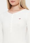 Топ Hollister Co. HENLEY, White - фото 6
