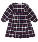 Платье из хлопка в клетку Rosa Morley, Bleu - фото 3