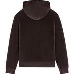 Худи с вышитым логотипом на молнии CELINE, коричневый - фото 2