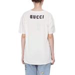 Футболка (WMNS) Gucci Bunny Pattern Crewneck Short Sleeve For White, кремовый - фото 3