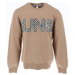 Свитшот мужской Sun68 с принтом, бежевый - фото