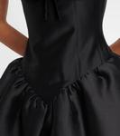 Миди-платье с бантиком Shushu/Tong, Black - фото 5