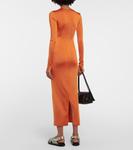 Платье миди из джерси Marni, Lobster - фото 3