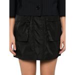 Мини-юбка с логотипом PRADA, черный - фото 5