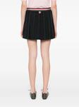 Плиссированная мини-юбка Thom Browne, черный - фото 4