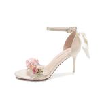 Женские сандалии на одной застежке HKCP, белые - фото 3