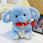 DAKUTU Плюшевая кукла Rose Elephant, высота 30см/40см - фото 10