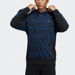Толстовка Men's adidas Full Print Sports Pullover Navy Blue, мультиколор - фото 2