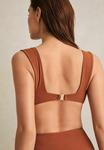 Топ бикини Reiss Bikini top, Brown - фото 2