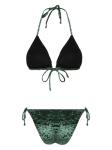 PARAMIDONNA бархатное бикини Kelly, зеленый - фото