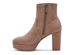 Ботинки Anne Klein Volt Platform Bootie, Tan Faux Suede - фото 8