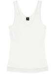 PINKO топ Clark без рукавов, белый - фото