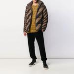 Куртка пуховая мужская тёмно-коричневая FENDI - фото 3