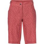 Женские шорты-велосипедки с принтом Ledro Vaude, красный - фото