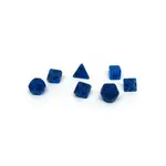 Темно-синий с черным (7), Dice - Mini 7 Piece Poly Sets (Easy Roller Dice) - фото