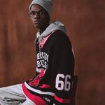 Свитер NBA Bulls Team Unisex черный STARTER - фото 6