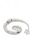 Серьги-пирсинг Diamanti Serpent Panconesi, серебристый - фото 3