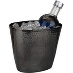 Винный и шампанский охлаждаемый алюминиевый ведро, 2,1 литра Aps, черный - фото
