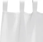 Плотные шторы с кольцами, 2 шт., чисто-белые, 225 x 140 см vidaXL - фото 5