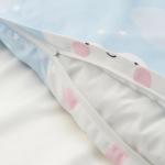 Комплект постельного белья из 3 предметов с сумкой IKEA BERGFINK, цвет cloud - фото 3