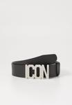 Ремень DSQUARED2 ICON BELT, Nero/Palladio/Black - фото
