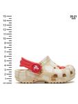 Мюли Crocs Classic Heart Print Clog T 206832, бежевый - фото 8