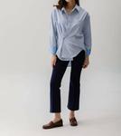 Бойфренд рубашка в полоску Taton CISSA, Taton Stripe - фото 3