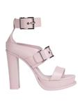 Сандалии Alexander Mcqueen, розовый - фото