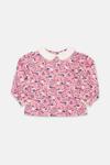 Блузка «Садовые птицы» Kite, розовый - фото