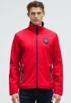 Куртка Camp David SOFTSHELL MIT PATCH PRINT, Summer Red/Red - фото