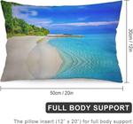 MaSiledy Чехол на подушку Sunny Beach с морским принтом Pattern-7 - фото 2