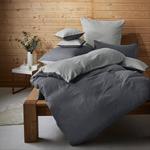 Двустороннее постельное белье Erwin Müller 160694 2-teilig, 155x1x220 см цвет anthrazit-silber - фото 2