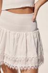 Мини-юбка Peixoto Belle, белый - фото 2
