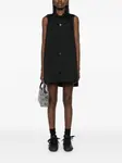 Платье мини без рукавов SACAI, черный - фото 2