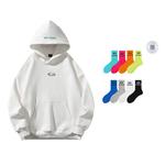 Свитшот Unisex GOLFCROSS, Белый Хизер Грей - фото 2