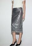 Юбка Mango Pencil skirt, Grey - фото