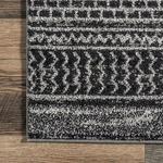 Ковер Nova Stripes Nuloom, серый, 92x244 см - фото 5