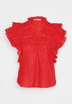 Блуза ONLSUNNY FRILL ONLY Petite, красный - фото 5