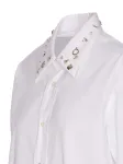 Рубашка с заклепками Alexander Mcqueen, белый - фото 3